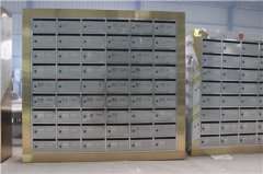 邮政结合不锈钢信报箱的建设